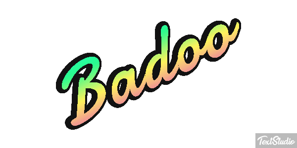 Badoo Tekst effect