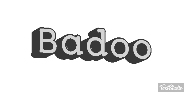 Badoo Tekst effect