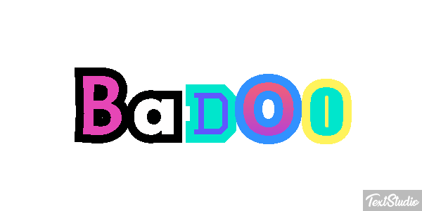 Badoo Tekst effect