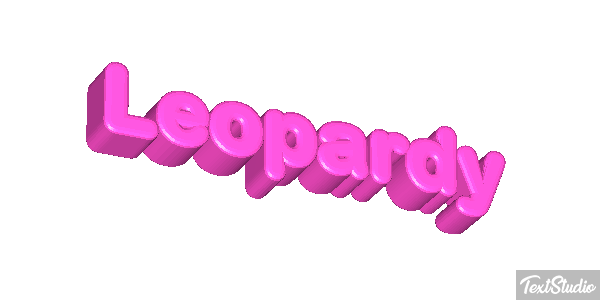 Leopardy Efekt tekstowy