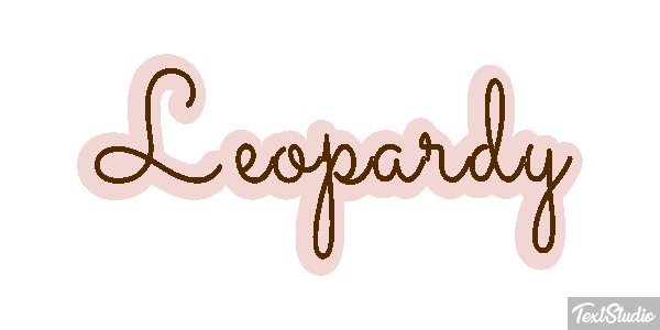 Leopardy Efekt tekstowy