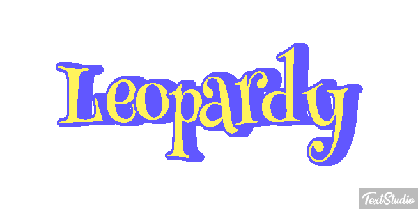 Leopardy Efekt tekstowy