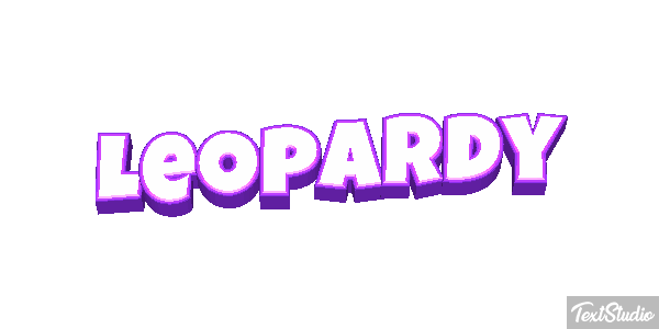 Leopardy Efekt tekstowy