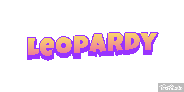 Leopardy Efekt tekstowy