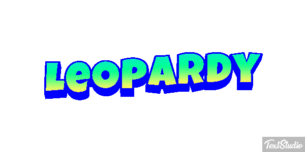 Leopardy Efekt tekstowy