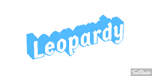 Leopardy Efekt tekstowy