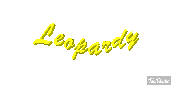 Leopardy Efekt tekstowy