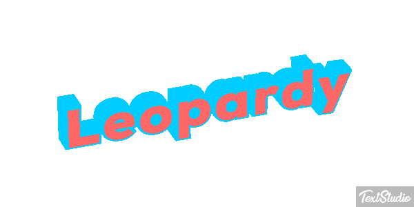 Leopardy Efekt tekstowy