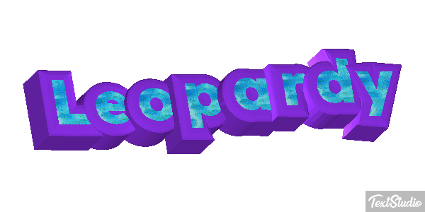 Leopardy Efekt tekstowy