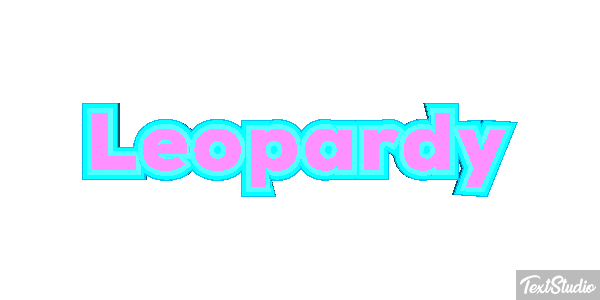 Leopardy Efekt tekstowy