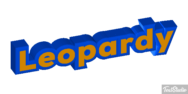 Leopardy Efekt tekstowy