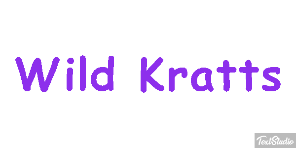 Wild Kratts Текстовый эффект