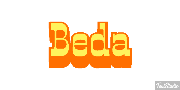 Beda Text effect