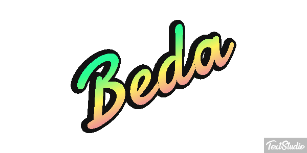 Beda Text effect