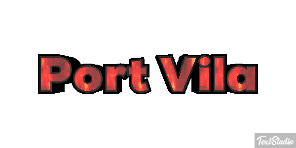 Port Vila Efecto de texto