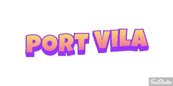 Port Vila Efecto de texto
