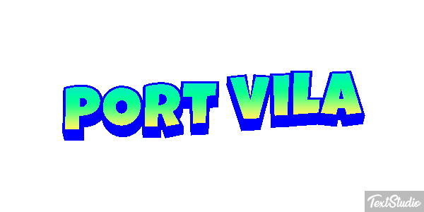Port Vila Efecto de texto