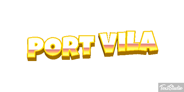 Port Vila Efecto de texto