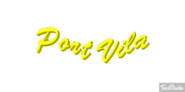 Port Vila Efecto de texto