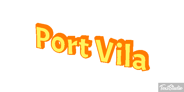 Port Vila Efecto de texto