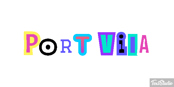 Port Vila Efecto de texto