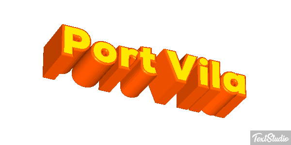 Port Vila Efecto de texto