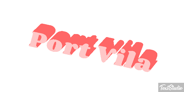 Port Vila Efecto de texto
