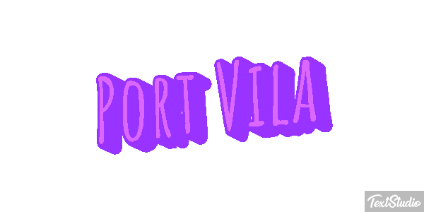 Port Vila Efecto de texto