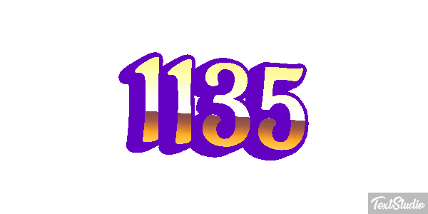 1135 Text effect