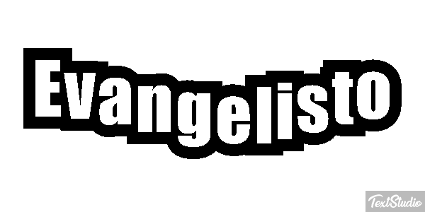 Evangelisto Text effect