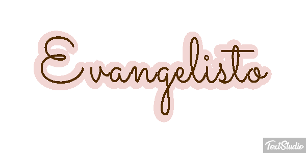 Evangelisto Text effect