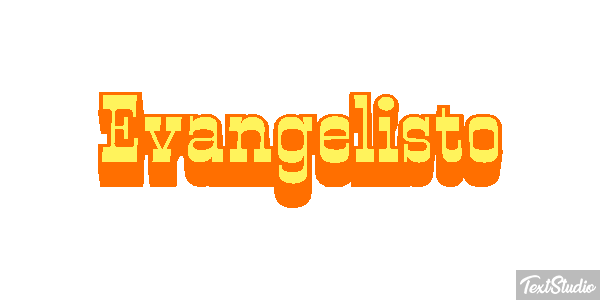 Evangelisto Text effect