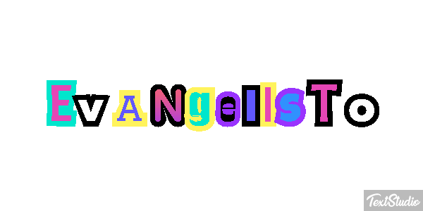Evangelisto Text effect