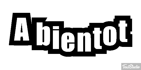 À bientôt Texteffekt