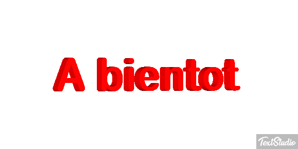 À bientôt Texteffekt