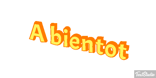 À bientôt Texteffekt
