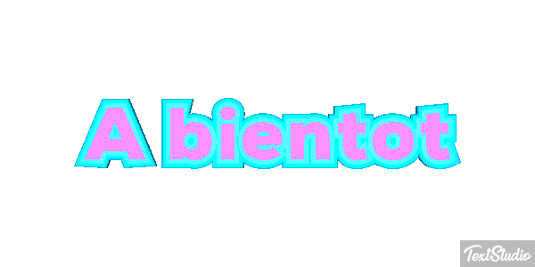 À bientôt Texteffekt