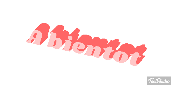 À bientôt Texteffekt