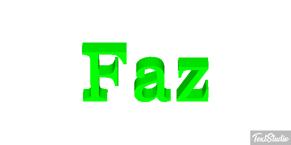 Faz Efeito do texto