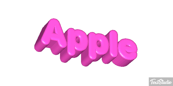Apple Efekt tekstowy