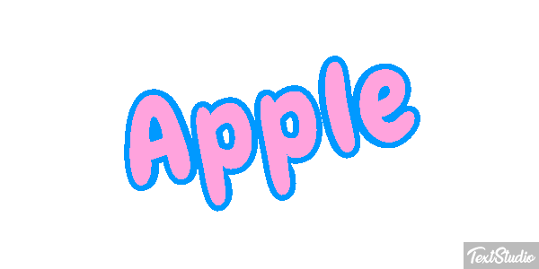 Apple Efekt tekstowy