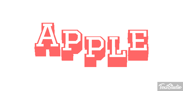 Apple Efekt tekstowy