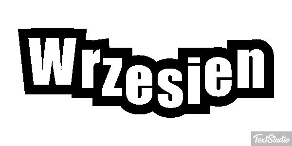 Wrzesień Texteffekt