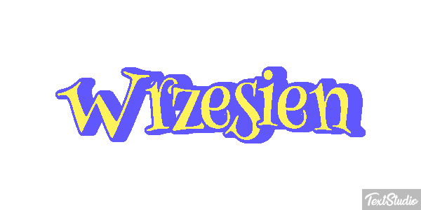 Wrzesień Texteffekt