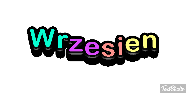 Wrzesień Texteffekt