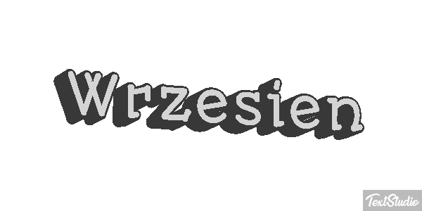 Wrzesień Texteffekt