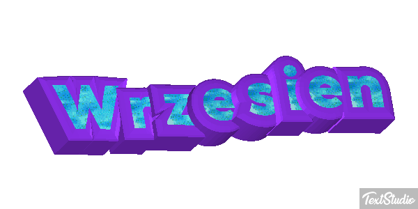 Wrzesień Texteffekt