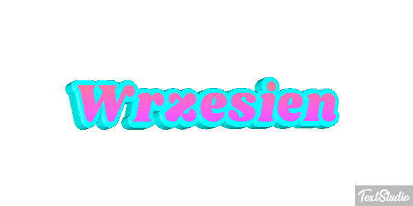 Wrzesień Texteffekt