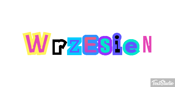 Wrzesień Texteffekt