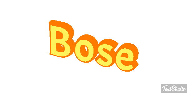 Bose Effetto testo